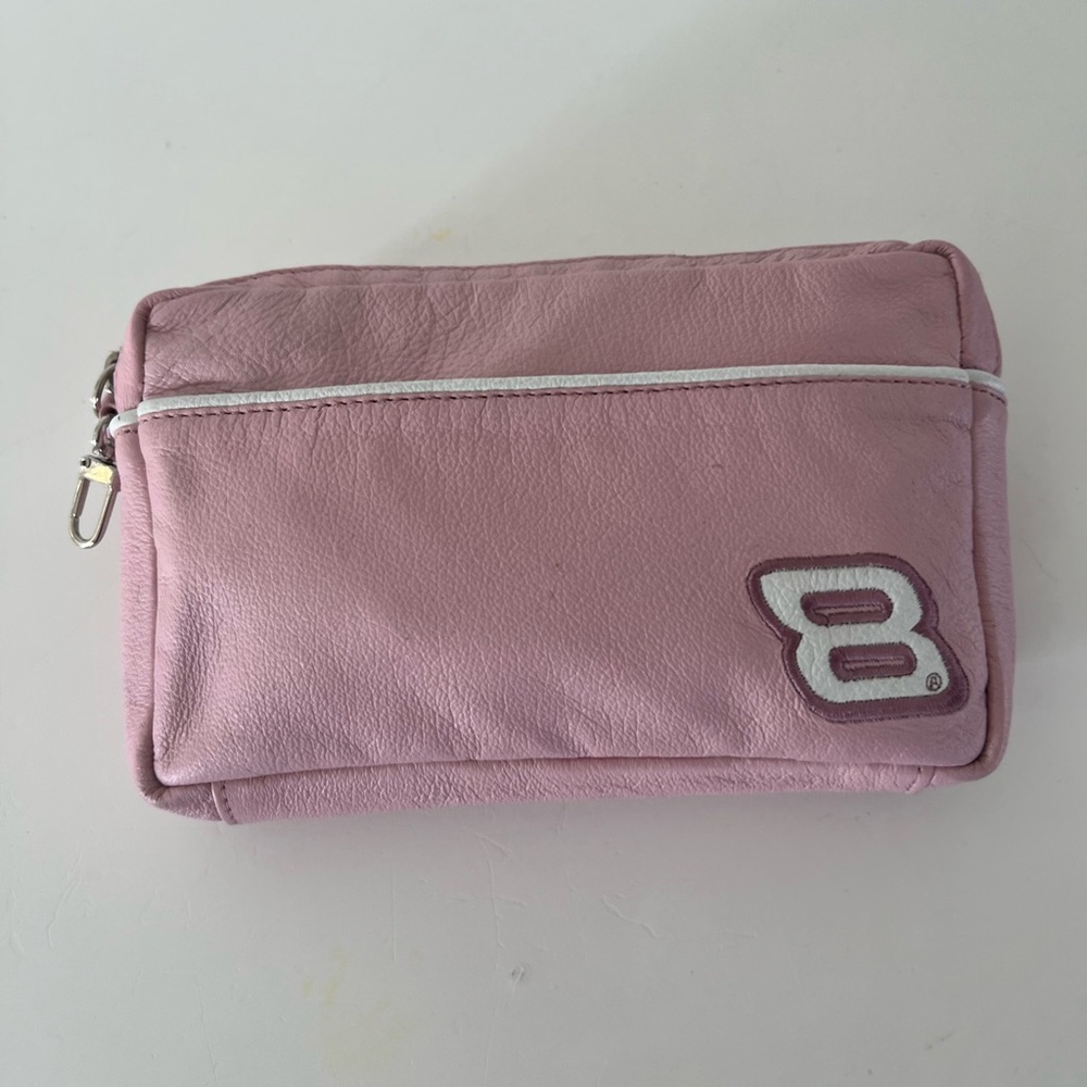 Wilson Leather Chase Authentics Nascar Dale Earnhardt Jr. #8 Pink Y2K Clutch